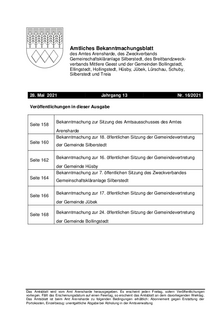 Amt Arensharde – Amtliches Bekanntmachungsblatt